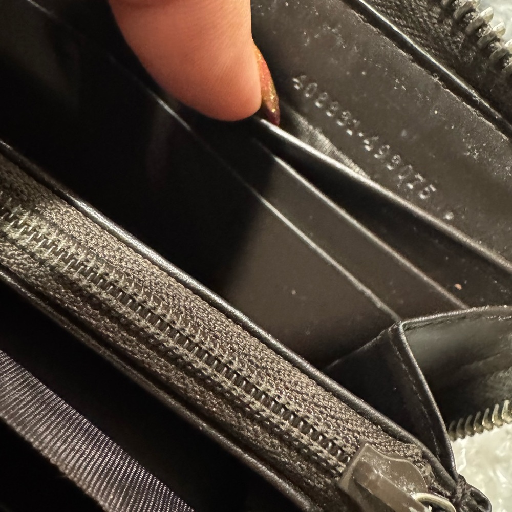 Gucci Black Green Wallet vintage - Picture 10 of 14